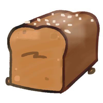 A loaf of honey wheat bread, one slice removed to show the cross-section.